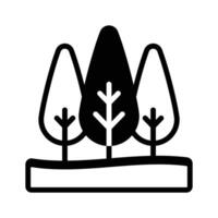 A cypress tree, providing greenery and shade to the garden vector