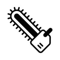 A chainsaw, used for cutting larger branches and trees vector