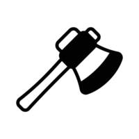 A sharp hatchet, useful for cutting branches and wood in the garden vector