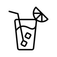 Tangy lemon juice icon for invigorating drinks vector
