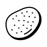 For representing cooked meals and everyday recipe use this potato icon vector