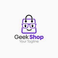 Geek Shop Logo Template Design. Good for Business, Start up, Agency, and Organization vector