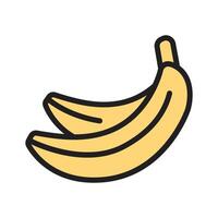 For illustrating fresh fruit and healthy choices use this banana icon vector