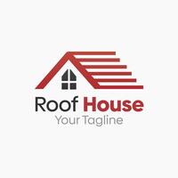 Roof House Logo Design Template. Good for Business, Agency, Community and Organization vector
