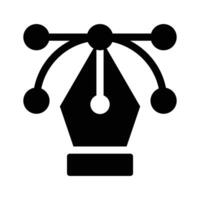 Get hold on this creative icon of pen tool, modern flat style vector