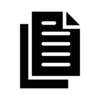 Well designed icon of document in modern and trendy style vector