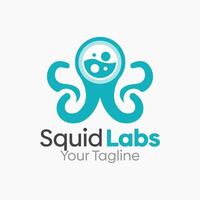 Squid Labs Logo Template Design. Good for Business, Start up, Agency, and Organization vector