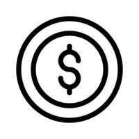Dollar coin design, currency premium graphics vector