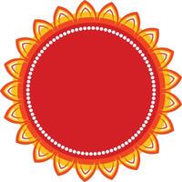 Circular Decorative Frame and Background, Indian Wedding Card Backgroun and frame vector