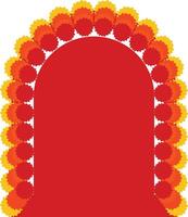 Festive Decorative Frame and Background, Indian Wedding Card Backgroun and frame vector