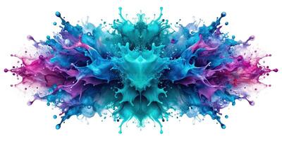 abstract splash painting photo