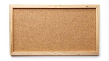 blank space, pushpin, long shot, mock up,blank, copy space, bulletin board, memo, board, design element, Blank cork board mock up on isolated white background for memo or notice board photo