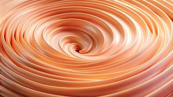 Abstract peach fuzz swirls resembling a calming whirlpool photo