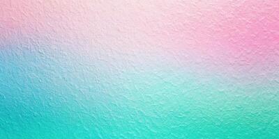 Abstract pastel background with a gradient texture in light pink, blue, and green colors, viewed from a low angle photo