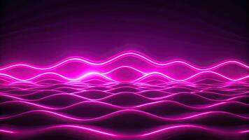 abstract pink neon background with waves Forced Perspective photo