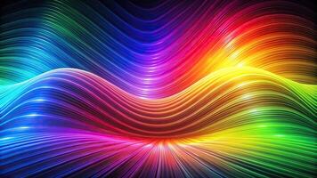 Abstract quantum rainbow textured wave function background photo