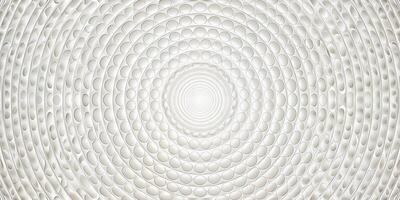 Abstract modern white background pattern with texture and faint detailed circle swirl pattern photo