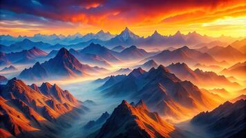 abstract mountain background terrain photo