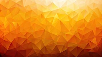 Abstract geometric background with vibrant orange and yellow tones resembling a bird's eye view photo