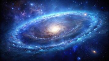 Abstract galaxy background with nebula and galaxies in deep space photo