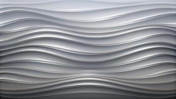 Abstract gradient grey background with waves silhouette photo