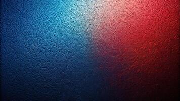 Abstract gradient background with grain texture and captivating noise airbrush effect in dark blue and red colors photo