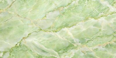 Abstract background of smooth light green marble with a bird's eye view angle photo