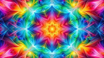 abstract background with colorful shapes Symmetrical photo