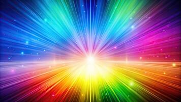 Abstract colorful light gradient background depicting a light scene at eye level photo