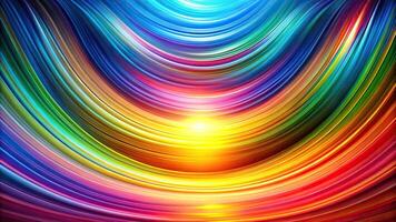 Abstract bright multi-colored background resembling a fisheye effect photo