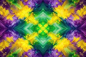 Abstract background featuring colorful brush strokes in a symmetrical pattern photo