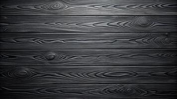 Abstract background from black wood pattern on wall in dark tone with Depth of Field photo