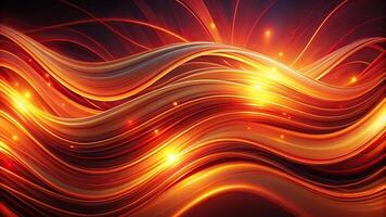 Abstract background forming red and orange glowing wavy shapes Bird Eye View photo