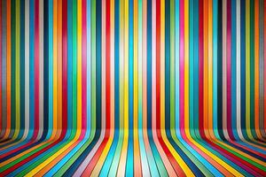Abstract colorful pixelated pattern with vertical stripes photo