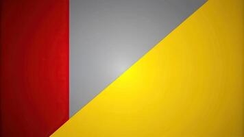 Abstract background with yellow and red ball in grey backdrop photo