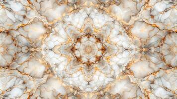 Abstract background with natural marble pattern texture, symmetrical design photo
