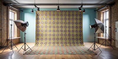 Abstract background with modern patterns and colors photo
