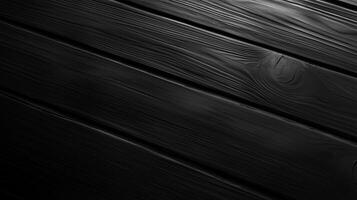 Wooden textured black planks board wall pattern hardwood rustic background photo