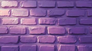Brick purple pastel wall pattern block stone arrangement rustic light background photo