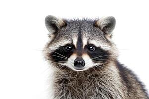 A raccoon is looking at the camera photo