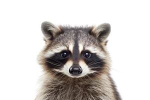 A raccoon is looking at the camera photo