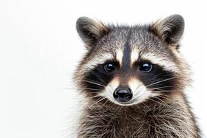 A raccoon is looking at the camera photo