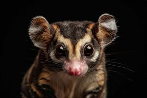 A close up of a sugar glider photo