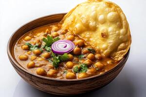 Chicken tikka masala with naan photo