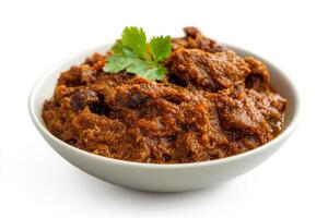 Chicken tikka masala in a bowl photo