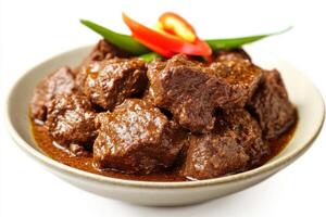 Kangkung beef stew photo