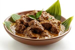 Kangkung beef curry photo