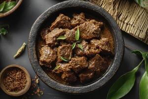 Kerala beef curry photo