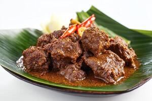 Kangkung beef stew photo