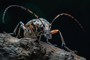 A bug with long legs and a long tail photo